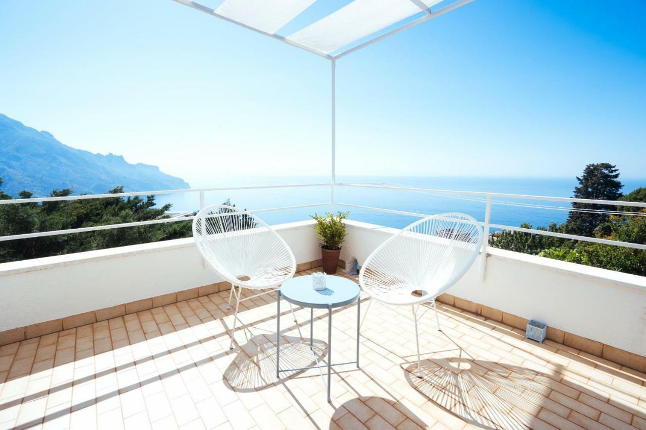 Sea View Villa In Ravello With Lemon Pergola, Gardens And Jacuzzi - Ideal For Elopements Exteriör bild